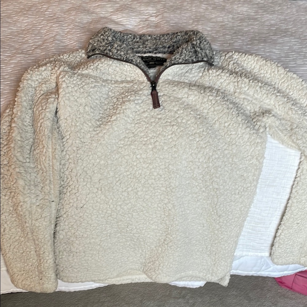 True Grit Textured Sherpa Pullover